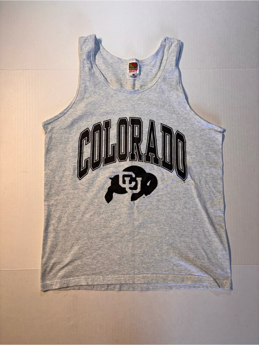 Vtg University Of Colorado Buffaloes NCAA College 90’s Tank Top T-shirt Sz Large